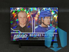 2021-22 Upper Deck MVP Elias Pettersson Before & After #BA-12 Canucks